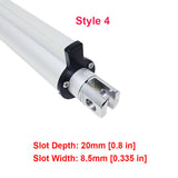 18 Inch 450MM Max 6000N Industrial Linear Actuator Built-in Hall Effect Sensor (Model 0041534-1)
