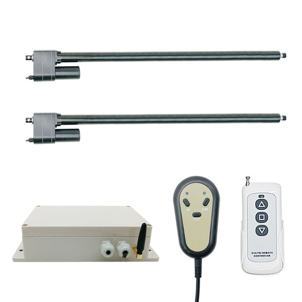 Two 800MM-1000MM Stroke Heavy Duty Linear Actuator C Synchronous Control Kit