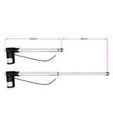 14 Inch 350MM Max 6000N Industrial Linear Actuator Built-in Hall Effect Sensor (Model 0041533-1)