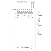 12 Button 1000M Wireless Remote Control / Transmitter (Model 0021029)