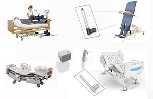 How is the DC 12V or 24V electric linear actuators applied in the electric nursing bed?