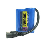 12V 2800mAh Lithium Battery Pack With Rechargeable Function (Model 0010202)
