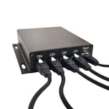 12V / 24V One-Control-Four Mini Industrial Linear Actuator Synchronous Control Kit with NO Magnetic Switches (Model 0043050-4)