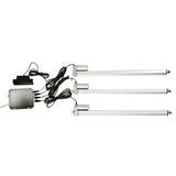 12V / 24V One-Control-Three Mini Industrial Linear Actuator Synchronous Control Kit with Adjustable Magnetic Switches (Model 0043060-4)