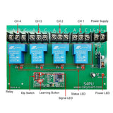 15000ft Long Range Remote Control Kit With Four 30A NO NC Relay Output (Model 0020110)