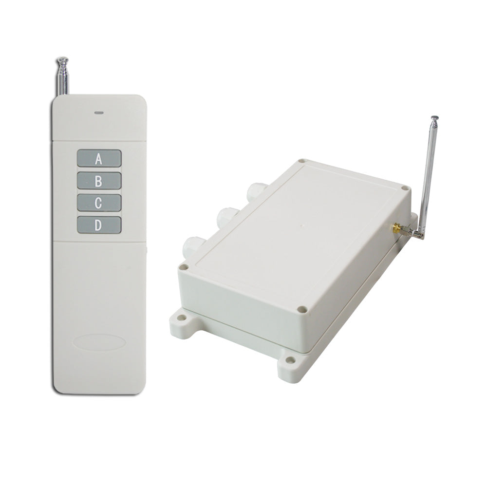 157 A Remote Control 15000ft Long Range Remote Control Kit With Four 30A NO NC Relay Output ...