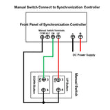 UP DOWN Pushbutton Manual Switch for DC Linear Actuator & Motor Controller (Model 0040025)