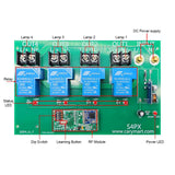 3 Miles Wireless Lora Remote Control System With 4 Way DC Power Output (Model 0020671)