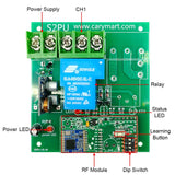 Super-Far Distances 30A Dry Relay Contact Output Wireless Remote Control Switch (Model 0020092)