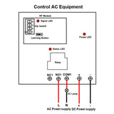 Super-Far Distances 30A Dry Relay Contact Output Wireless Remote Control Switch (Model 0020092)
