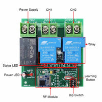3000M 4000M 5000M Wireless Control Switch 2 CH AC 110V 120V 220V 240V Power Output (Model 0020137)