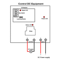 Super-Far Distances DC Voltage Output Wireless Remote Control Switch (Model 0020114)