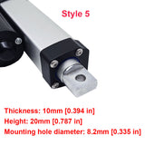 3500N IP67 Waterproof Linear Actuator with Magnetic Limit Switch - 250mm with Adjustable Stroke (Model 0041937-3)