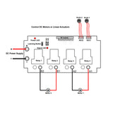 2 Channel Speed Adjustable Linear Actuator Remote Control Switch (Model 0020503)