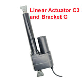 2 Inch 50MM Max 8000N Heavy Duty Adjustable-Stroke Linear Actuator with Adjustable Limit Switches (Model 0041551-3)