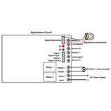 200w 400w dc motor linear actuator wireless controller
