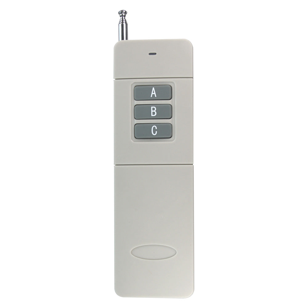 3 Buttons Long Range RF Wireless Remote Control Radio Transmitter ...