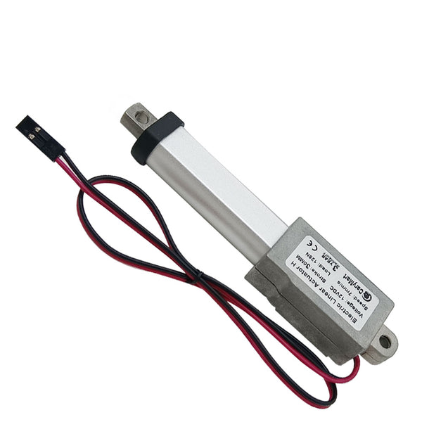 DC 6V 12V 24V Micro Electric Linear Actuator 30MM Thrust 42 lbs 188N ...