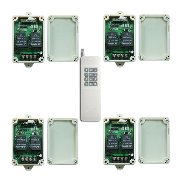 4 CH Wireless Remote Switch Control For Four Linear Actuators