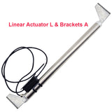 4 Inches 100MM Stainless Steel Tubular Linear Actuator – 800N Quiet Operation for Furniture & Industrial Automation (Model 0041963)