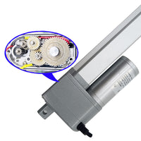 24 Inch 600MM 12V 24V Electric Linear Actuator With Built-in Potentiometer Max Thrust 2000N (Model 0041672)