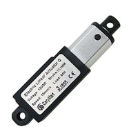 DC 6V 12V 24V Household Miniature Linear Actuator 17.5MM Max Thrust 42 lbs 188N 19Kgs (Model 0041622)