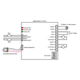motor linear actuator wireless speed adjustment controller