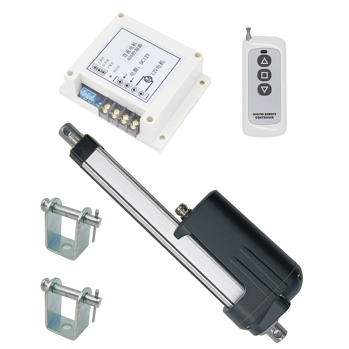 thumbnail image 2 of Universal DC 12V Motor Remote Control - 200M Range 30A Wireless Controller For Linear Actuators, Pumps & Winches 2 of 6