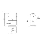 50MM-700MM 8000N Stroke Heavy Duty Linear Actuator Remote Control Kit (Model 0043081)