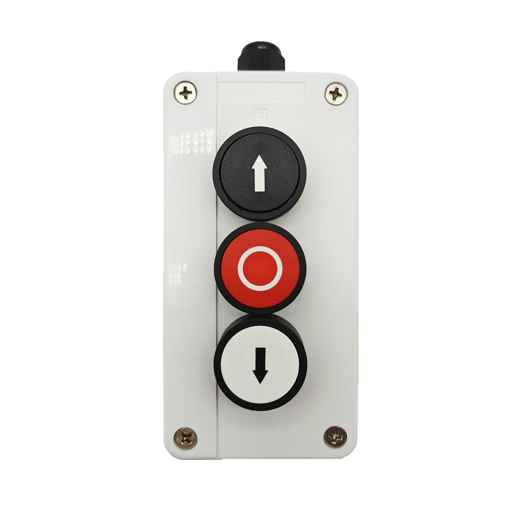 UP STOP DOWN Push Button Manual Switch with Waterproof Case – Electric ...