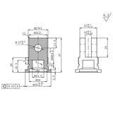 Linear Actuator F Rear Mounting Connector Customization (Model 0044112)
