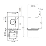 Linear Actuator F Front Mounting Connector Customization (Model 0044111)