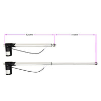 18 Inches 450MM 12V 24V Industrial Linear Actuator Max Thrust 1300 lbs 6000N 600Kgs (Model 0041534)