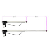 18 Inches 450MM 12V 24V Industrial Linear Actuator Max Thrust 1300 lbs 6000N 600Kgs (Model 0041534)