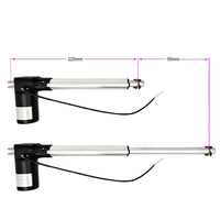 2 Inches 50MM 12V 24V Industrial Linear Actuator Max Thrust 1300 lbs 6000N 600Kgs (Model 0041511)
