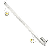 24 Inches 600MM 12V 24V Electric Linear Actuator Adjustable Stroke Max Thrust 450 lbs 2000N 200Kgs (Model 0041700)