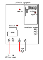 5000M Watertight Wireless Remote Control Switch AC 30A High Power Output (Model 0020136)