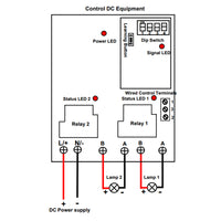 5000 Meters Wireless Remote Control Kit With 6V 9V 12V 24V 30A DC Input Output (Model 0020115)