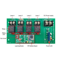 15000 Feet Long Range 4CH 12V 24V Output Waterproof Remote Control Kit (Model 0020224)