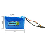 24V 8400mAh Lithium Battery Pack With Rechargeable Function
