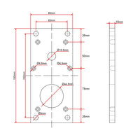 bottom-mounting-flat-plate-bracket-for-electric-linear-actuator-f