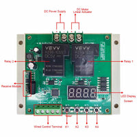 DC Linear Actuator / Motor Wireless Remote Switch Time Delay Function