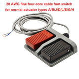 Dual Momentary Footswitch / Foot Pedal for DC Linear Actuator / Motor