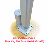 1.2 Inch 30MM 12V 24V Electric Linear Actuator With Built-in Potentiometer Max Thrust 2000N (Model 0041631-2)