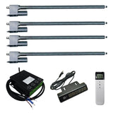 Four 700MM-1000MM Heavy Duty Linear Actuator C Synchronous Control Kit