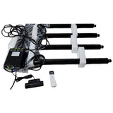 Synchronous Kit for 4 Heavy-Duty Linear Actuators with Adjustable Limit Switches