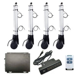 Synchronizes 4 Industrial Linear Actuators with External Reed Sensors