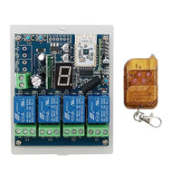 4 Channels WIFI / Bluetooth Remote Switch For Electric Curtain / Motor / Linear Actuator (Model 0022015)