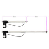 16 Inch 400MM Max 6000N Industrial Linear Actuator Built-in Hall Effect Sensor (Model 0041515-1)