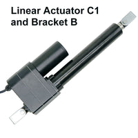 10 Inch 250MM 8000N Heavy Duty Electric Linear Actuator with Hall Effect Sensor Position Feedback (Model 0041553-1)